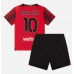 AC Milan Rafael Leao #10 Hjemmedraktsett Barn 2023-24 Korte ermer (+ Korte bukser)